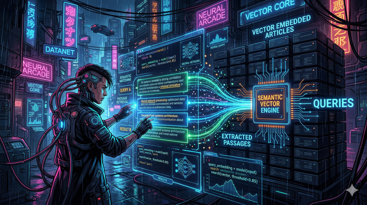 How to extract semantically related passages from your articles using search queries for SEO and GEO